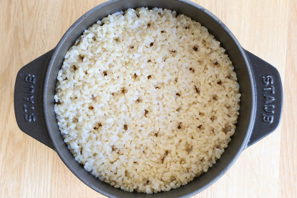 発芽玄米 七号食 ストウブ マクロビオティック STAUB Macrobiotic germinated_brown_rice